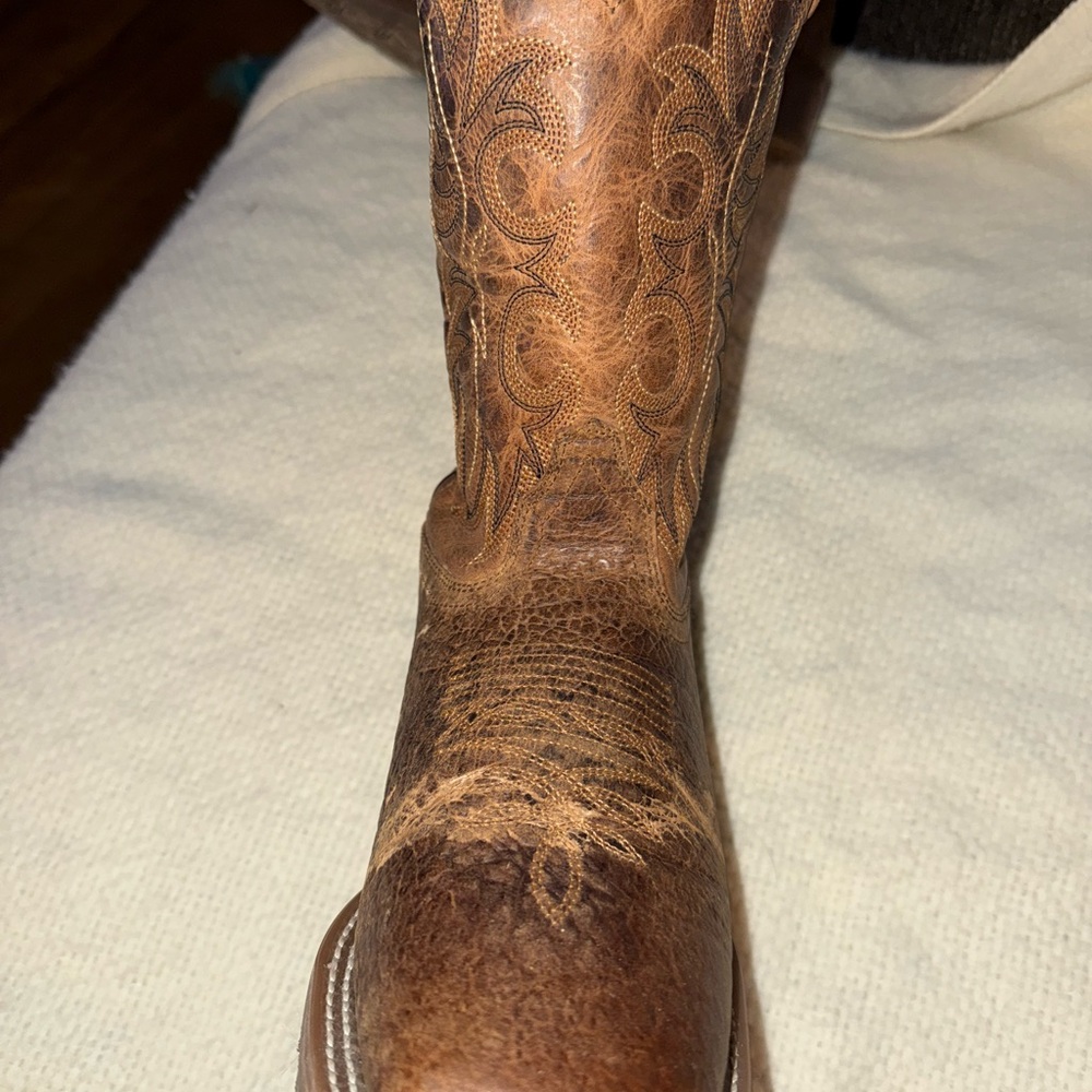 LAREDO MEN'S RUSTIC RANCHER STOCKMAN BOOTS - Picture 8 of 16